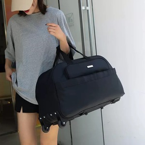 Storage Bag Large Capacity Weekend Bag Good Quantity Outside Rolling Case With <b>Wheels</b> <b>Suitcase</b> Luggage Storage Bag - Product Image 5