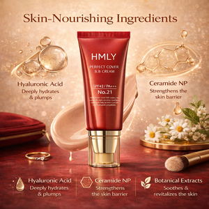 BB Cream M Perfect Cover SPF 42 PA+++ ad <span class=keywords><strong>Alta</strong></span> Copertura, Idratante, Anti-Età, Fondotinta e <span class=keywords><strong>Protezione</strong></span> <span class=keywords><strong>Solare</strong></span> OEM - Product Image 6