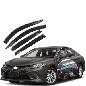 Autres accessoires extérieurs Pièces détachées de voiture Déflecteur de vent latéral Visière dans le canal de fenêtre Visière d'aération pour Toyata Camry 8th 2018-2020