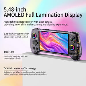 Consola de juegos portátil ANBERNIC RG557 original, sistema <span class=keywords><strong>Android</strong></span> 14, Dimenstiy 8300, CPU, reproductor de juegos con <span class=keywords><strong>joystick</strong></span> RGB - Product Image 4