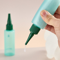 Bouteille applicatrice en plastique pour cosmétiques, huile capillaire, teinture, avec bouchon à vis, personnalisable, 30 ml, 60 ml, 100 ml, 120 ml, 150 ml, 200 ml, 240 ml