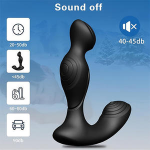 10 frekanslı uzaktan kumanda çift titreşimli Anal Plug prostat masaj aleti seks oyuncakları erkekler için Butt Plug Anal seks oyuncakları çiftler için - Product Image 5