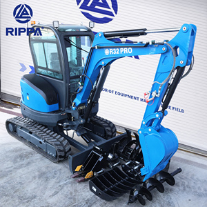 Petite excavatrice à chenilles diesel de mini excavatrices de moteur de Rippa EPA Kubota chinois Rippa - Product Image 1