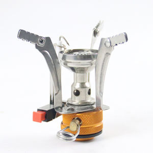 Mini <span class=keywords><strong>estufa</strong></span> de gas portátil plegable de acero metálico y hierro <span class=keywords><strong>estufa</strong></span> de campamento de butano Manual para acampar Picnics viajes - Product Image 5