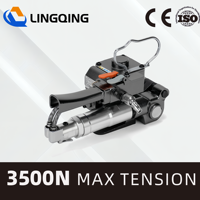 Outil de cerclage pneumatique XQD25, 19-25 mm, sangles PP PET, machine d'emballage pneumatique robuste, applications d'emballage industriel