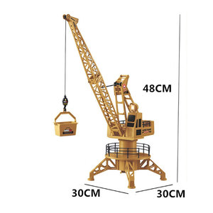 Cần Trục Tháp <span class=keywords><strong>Rc</strong></span> Mô Hình Nâng Xoay 360 Độ Đồ Chơi Lắp Ráp Tự Làm Đồ Chơi Cần Trục Xây Dựng Điều Khiển Từ Xa Cho Trẻ Em - Product Image 5
