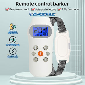 <span class=keywords><strong>Collier</strong></span> de dressage électrique blanc pour chiens, meilleur <span class=keywords><strong>prix</strong></span>, 800m, avec télécommande - Product Image 3