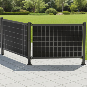 Factory Direct Vertical Black <strong>Solar</strong> <strong>Panel</strong> Fence Bifacial <strong>Solar</strong> Ground Stands Modern <strong>Solar</strong> Fence Manufacturer - Product Image 2