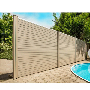 Privacy esterna WPC recinzione WPC WPC all'ingrosso impermeabile composito da <span class=keywords><strong>giardino</strong></span> - Product Image 4