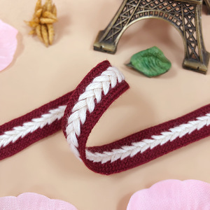 Sale1.3 CM <span class=keywords><strong>B</strong></span>ăng Vải Dệt Hoa Cotton Ruy <span class=keywords><strong>B</strong></span>ăng Thêu Màu - Product Image 5