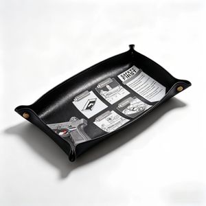 Bohang Gunpad QD012 Leather Work Mat 320mmx190mm Oil Proof Storage Tray for Gun Maintenance and Cleaning - Product Image 1