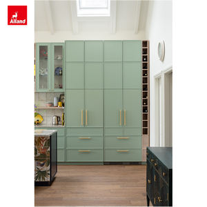Allandcabinet Nouveau Modèle d'Armoire Murale Modulaire Slim Shaker Verte en <span class=keywords><strong>Bois</strong></span> pour Salle à Manger et Cuisine - Product Image 2