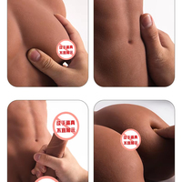 Poupée sexuelle en silicone, poupée d'amour en silicone, poupée réaliste en silicone, demi-corps réaliste, gode