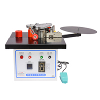 Machine à Plaquer les Chants Automatique Mini Manuelle Portative Courbée pour Bois PVC, Moteur 220V, Machine à Coller et Ébavurer 1000ML