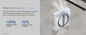 W2S winbot หุ่นยนต์ทำความสะอาดกระจกไฟฟ้าแบบ3D 100W ระบบอัตโนมัติเต็มรูปแบบพร้อมสถานีฐานระบบนำทางแบบพกพา - Product Image 6