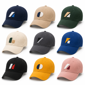 Fashion Flat Brim <b>Hook</b> And Loop Promotional Hats Caps Cotton Embroidered Baseball Hat For School Club Sports Branding - Product Image 1