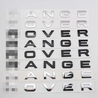 Toptan özel araba Sticker range Rover harfler ön kaput veya arka bagaj kapısı amblemi etiket rozet