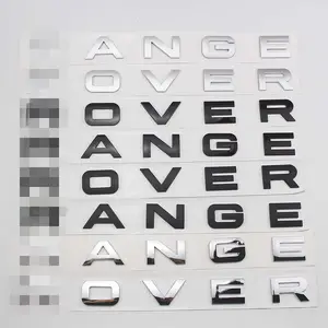 Großhandel Custom Car Aufkleber für Range Rover Letters Fronthaube oder Heckklappe Heckklappe Emblem Typenschild Abzeichen