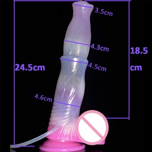 YOCY Dildos Realistas con Eyaculación, Pene de Caballo, Juguete Sexual Anal de Fantasía para Parejas, Artículos para Adultos con Ventosa - Product Image 6
