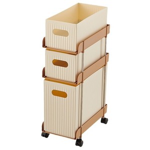 Office Organizer <b>Drawer</b> Style 4 Layers Portable Standing Type Rectangle Multipurpose Cabinet <b>Storage</b> Cabinet - Product Image 4