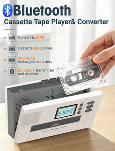 Lettore di Cassette Portatile - Walkman - Con Funzione di Registrazione Integrata, Stile Retrò, Supporto USB per Riproduzione Musicale MP3, per Uso Esterno - Product Image 4