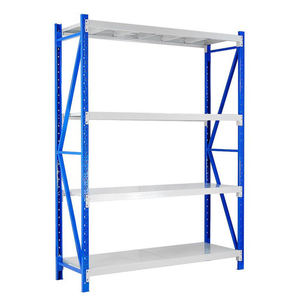 رف معدني للمستودعات في منتصف الخدمة بدون بولر ، w x 60 d x ox ah رف & units - Product Image 2