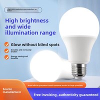 Ampoule LED à économie d'énergie, super lumineuse, protection des yeux, culot E27, longue durée de vie, lampe suspendue intérieure résidentielle, CRI 90, 85 Lm/W