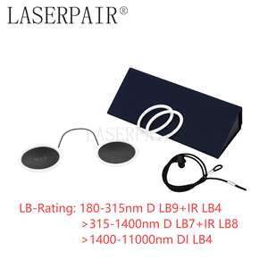 200-11000nm OD7 미용 레이저 아이 패치 메탈 아이쉴드 레이저 안전 안경 환자 눈 보호용 안대 - Product Image 3