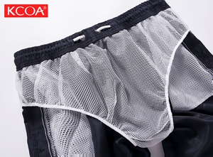 Pantalones <span class=keywords><strong>de</strong></span> Playa para Hombre, <span class=keywords><strong>Shorts</strong></span> <span class=keywords><strong>de</strong></span> <span class=keywords><strong>Baño</strong></span> Impermeables, Trajes <span class=keywords><strong>de</strong></span> <span class=keywords><strong>Baño</strong></span> Lisos - Product Image 2