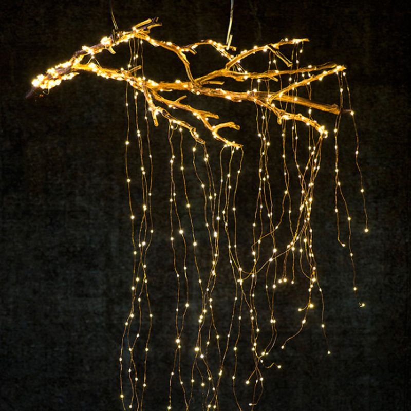 Fairy LED Twinkle Lights Dark Green Copper Battery Operated for Indoor Outdoor for Bedroom Dorm Patio Backyard Garden Xmas Party