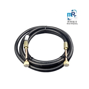 R134A R404A R22 1/4 "Système de climatisation Tuyau en cuivre isolé Tuyau en caoutchouc flexible - Product Image 1