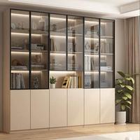 Estantería de Estilo Rústico Personalizada, Librería Alta, Mueble de Exhibición, Librería de Madera con Estantes de Almacenamiento Abiertos