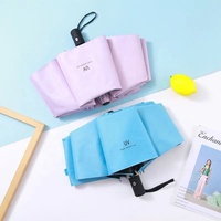 Parapluie de protection solaire UV automatique à 3 plis personnalisé avec impression de logo Promotion bon marché pour cadeaux d'affaires Parapluie publicitaire