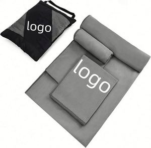 Serviette de camping en microfibre à séchage rapide pour hommes et femmes, idéale pour la randonnée, la plage, la piscine, les voyages, serviette de bain, cadeau promotionnel, confort optimal - Product Image 1