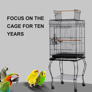 <span class=keywords><strong>Cage</strong></span> à oiseau perroquet classique 60x40x145cm, grande taille, <span class=keywords><strong>Design</strong></span> européen, ronde, pour perruches à rouler - Product Image 2