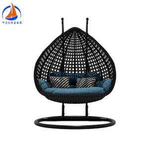 Bas Prix Moderne Jardin Oeuf Chaise Balançoire Rotin Double Oeuf Suspendu <span class=keywords><strong>Hamac</strong></span> Chaise Oeuf Suspendue - Product Image 5