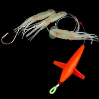 Thunfisch feder Blei Jig Gänseblümchen Kette Salzwasser Troll ing Angel köder Rigged Big Game Teaser Köder Sets Großhandel Angel gerät