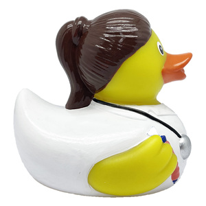 <span class=keywords><strong>Canard</strong></span> en caoutchouc personnalisé Doctor Rubber Duck, 3 pouces, canards en caoutchouc jaunes uniques, jouets de bain - Product Image 3