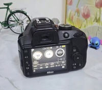 Appareil photo numérique reflex compact de haute qualité D3400 Kit avec objectif 18-55 mm 24 MP Prise de vue en continu à 5,0 ips