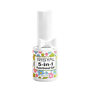 Vernis à ongles UV 5-en-1 15 ml, gel de base renforcé, adhésif, gel de construction pour salon de manucure - Product Image 1