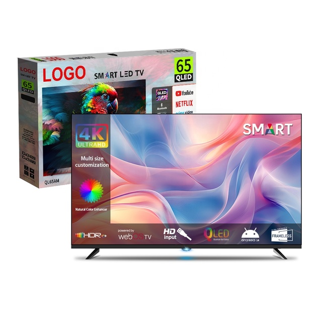 Factory Wholesale New Screen 50 55 65 75 85 Inch 4K 8K High Definition Television 32 Inch Android Wifi LED LCD Smart TV