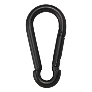 Móc Leo Núi Ngoài Trời Leo Núi Chất Lượng Cao Móc Khóa Lò Xo Mạ Kẽm Điện Kim Loại Nhỏ Màu Đen Bằng Sắt - Product Image 6