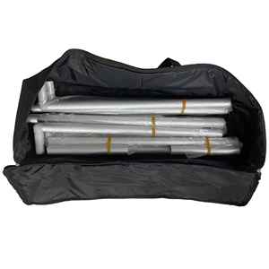 Custom Aluminum Windsock Pop up Display Stand with Backlit <b>Light</b> <b>Box</b> for Exhibition - Product Image 5
