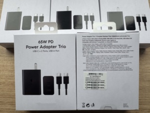 Haute qualité EU / US 65W Super Fast <span class=keywords><strong>Trio</strong></span> chargeur Type C adaptateur pour Samsung Galaxy S22 S23 S24 S25 Ultra - Product Image 4
