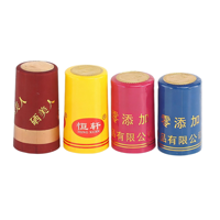 Capsules de bouteilles de vin en PVC de 30 mm, personnalisées, étanches, de qualité alimentaire, avec logo couleur personnalisé, pour bouteilles de vin et de champagne, vente en gros du fabricant