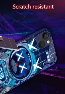 Anima Tiger Cat Cuộc Gọi Bằng Giọng Nói Flash Phát Sáng LED Điện Thoại Trường Hợp Bìa Phim Hoạt Hình Nai Lộc Hươu Kỳ Lân Cho <span class=keywords><strong>iPhone</strong></span> 13 12 11 Pro Max XR 6 7 8 Cộng Với - Product Image 5