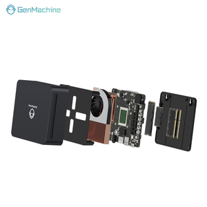 GenMachine New Compact Gaming Rig 4K Output Graphics 5 6600H 16GB LPDDR5 1TB SSD Dual-Fan <b>Mini</b> <b>PC</b> Ren6000 Pro 6600H High-Perform - Product Image 3