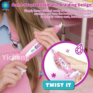 Machine à tresser les cheveux DIY pour filles, <span class=keywords><strong>jouet</strong></span> manuel et automatique, kit de <span class=keywords><strong>coiffure</strong></span> pour enfants avec perles pour des coiffures créatives - Product Image 5