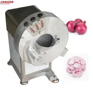 Industrial Electric Chopper Onion Rings Slicer Cutter Onion Slicing Machine with Good Price