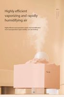 Coloré LED veilleuse silencieuse lune automne humidificateur d'air diffuseur d'huile essentielle atomiseur désodorisant humidificateur de pulvérisation de brume fraîche